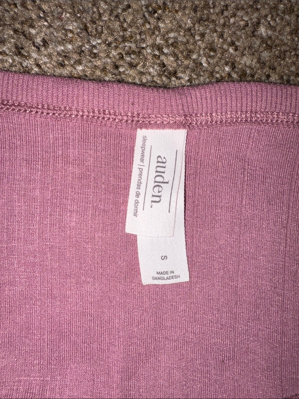 Auden Ribbed Tank & Short Set - Dusty Rose - Picture 4 of 8